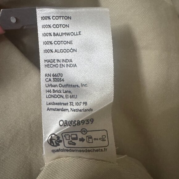 Free People We The Free Freddie Buttondown Shirt in Castle Wall Size Medium NWT - Picture 9 of 10